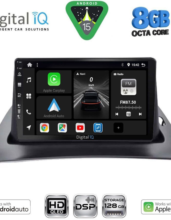 DIGITAL IQ BXF 7550_CPAA (9inc) MULTIMEDIA TABLET for RENAULT KANGOO mod. 2010-2021
