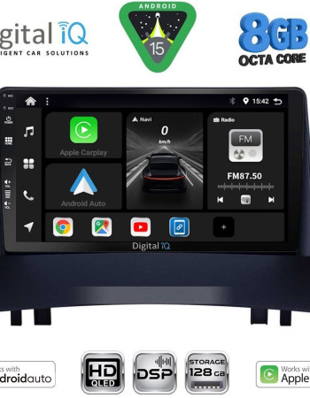 DIGITAL IQ BXF 7555_CPAA (9inc) MULTIMEDIA TABLET for RENAULT MEGANE 2 mod. 2002-2008