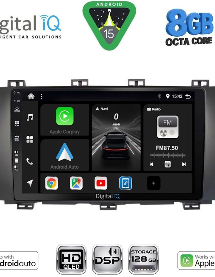 DIGITAL IQ BXF 7568_CPAA (9inc) MULTIMEDIA TABLET for SEAT ATECA mod. 2017-2025