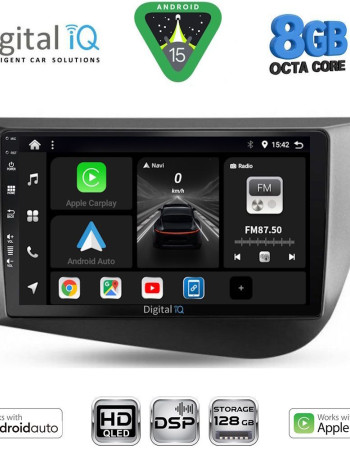 DIGITAL IQ BXF 7574_CPAA (9inc) MULTIMEDIA TABLET for SEAT LEON mod. 2005-2012