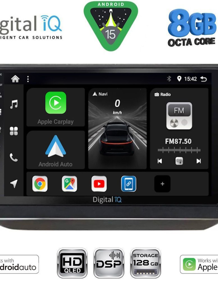 DIGITAL IQ BXF 7581_CPAA (10inc) MULTIMEDIA TABLET for SKODA FABIA mod. 2008-2014