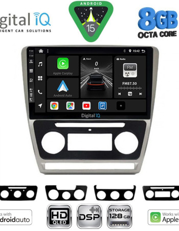 DIGITAL IQ BXF 7595SL_CPAA (10inc) MULTIMEDIA TABLET for SKODA OCTAVIA 5 mod. 2005-2012 (SILVER)