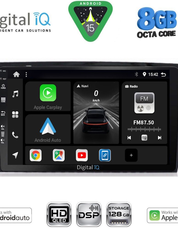 DIGITAL IQ BXF 7597_CPAA (10inc) MULTIMEDIA TABLET for SKODA OCTAVIA 7 mod. 2013-2021