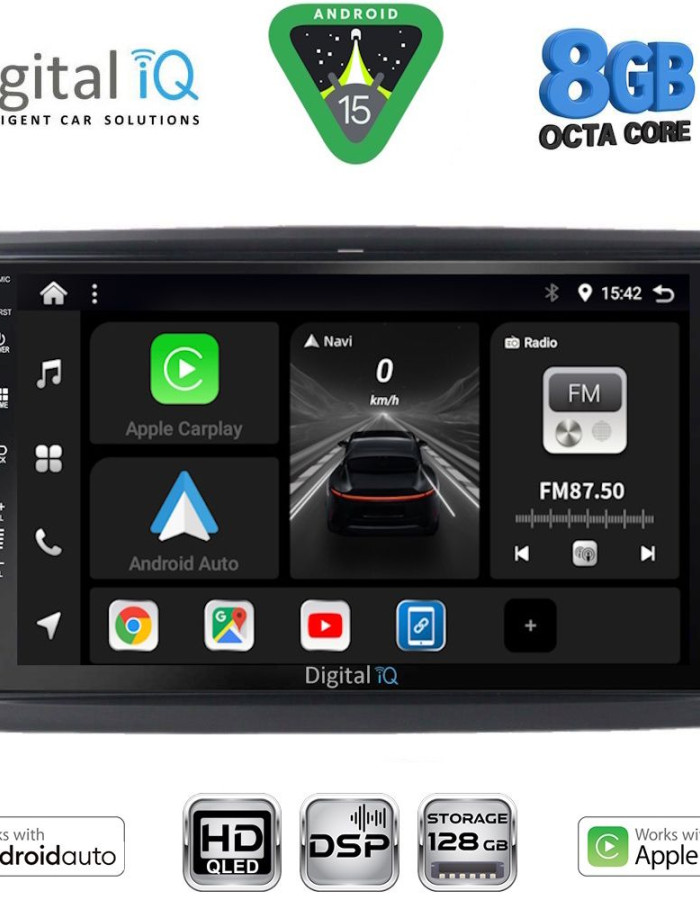 DIGITAL IQ BXF 7604B_CPAA (10inc) MULTIMEDIA TABLET for SKODA SUPERB mod. 2008-2015
