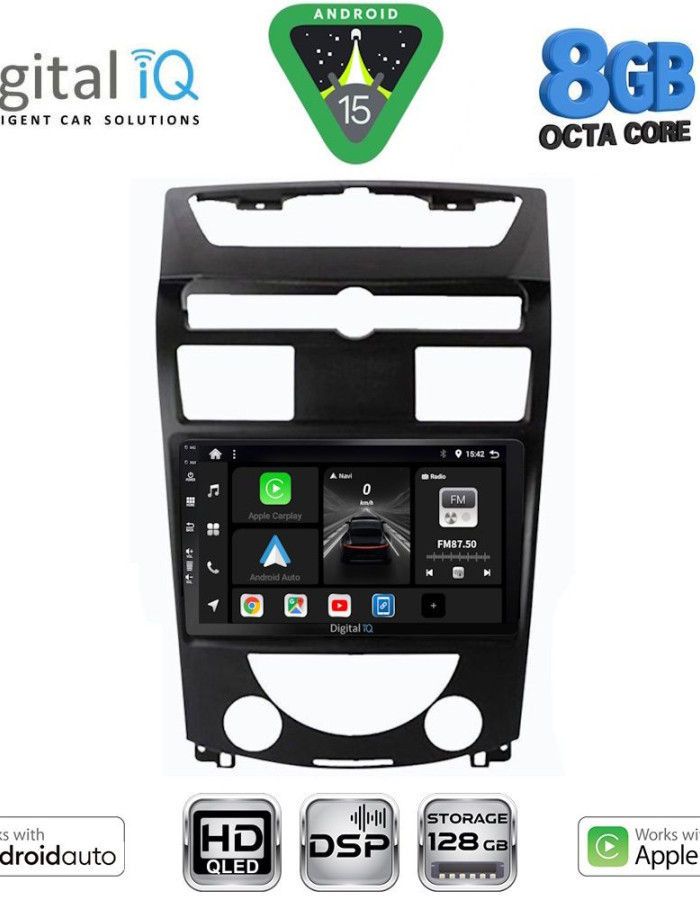 DIGITAL IQ BXF 7657_CPAA (10inc) MULTIMEDIA TABLET for SSANGYONG REXTON mod. 2006-2015
