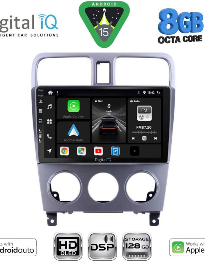 DIGITAL IQ BXF 7661_CPAA (9inc) MULTIMEDIA TABLET for SUBARU FORESTER  mod. 2002-2008