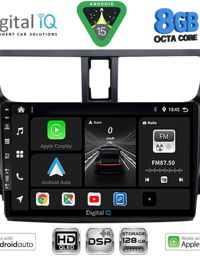 DIGITAL IQ BXF 7674_CPAA (9inc) MULTIMEDIA TABLET for SUZUKI CELERIO mod. 2015-2021