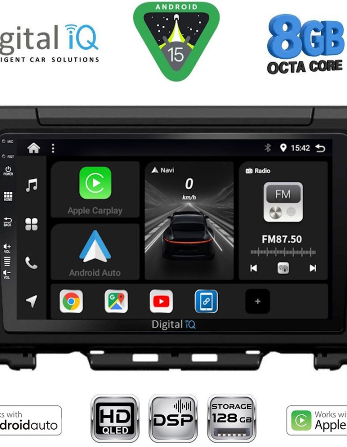 DIGITAL IQ BXF 7679_CPAA (9inc) MULTIMEDIA TABLET for SUZUKI JIMNY mod. 2017-2026