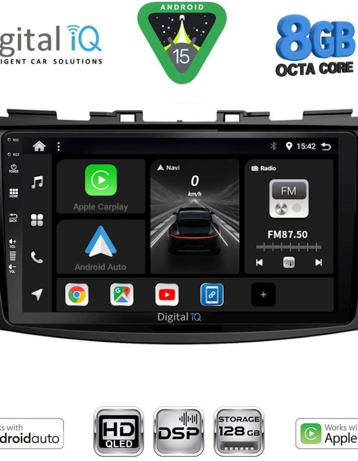 DIGITAL IQ BXF 7685_CPAA (9inc) MULTIMEDIA TABLET for SUZUKI SWIFT mod. 2011-2016
