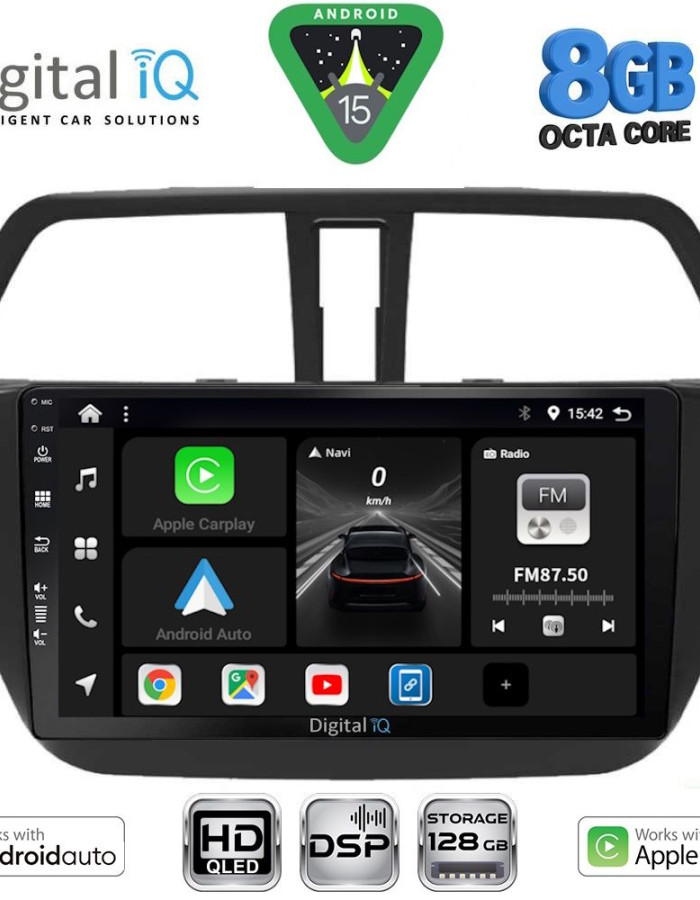 DIGITAL IQ BXF 7689_CPAA (9inc) MULTIMEDIA TABLET for SUZUKI SX4 S-CROSS mod. 2014-2021