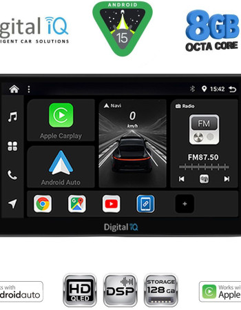 DIGITAL IQ BXF 7704BL_CPAA (9inc) MULTIMEDIA TABLET for TOYOTA AVENSIS (T25) mod. 2003-2009 (BLACK)