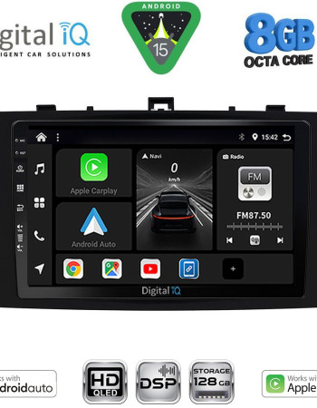 DIGITAL IQ BXF 7705BL_CPAA (9inc) MULTIMEDIA TABLET for TOYOTA AVENSIS (T27) mod. 2009-2015 (BLACK)