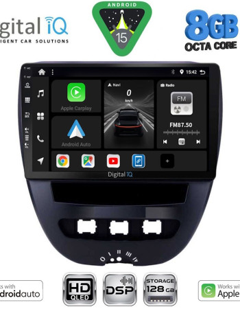 DIGITAL IQ BXF 7707_CPAA (10inc) MULTIMEDIA TABLET for CITROEN C1-PEUGEOT 107-TOYOTA AYGO mod. 2005-2014