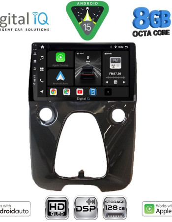 DIGITAL IQ BXF 7708_CPAA A/C (10inc) MULTIMEDIA TABLET for CITROEN C1-PEUGEOT 108-TOYOTA AYGO mod. 2014-2022