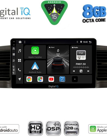 DIGITAL IQ BXF 7712BL_CPAA (9inc) MULTIMEDIA TABLET for TOYOTA COROLLA mod. 2001-2006 (BLACK)