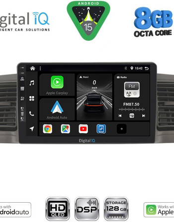 DIGITAL IQ BXF 7712GR_CPAA (9inc) MULTIMEDIA TABLET for TOYOTA COROLLA mod. 2001-2006 (GREY)