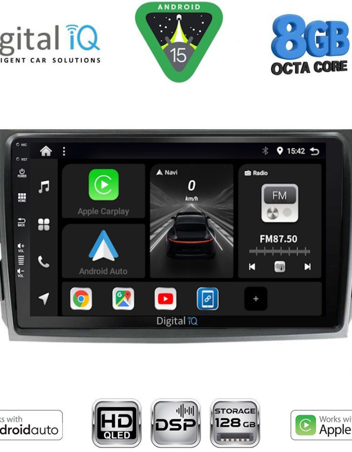 DIGITAL IQ BXF 7713_CPAA (9inc) MULTIMEDIA TABLET for TOYOTA COROLLA 4D mod. 2006-2012