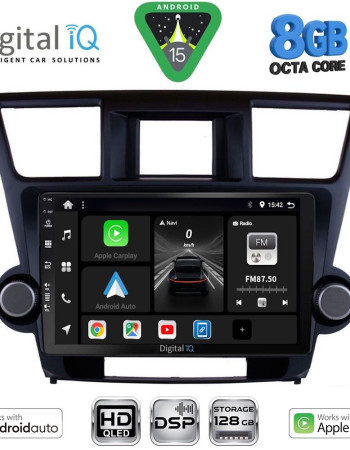 DIGITAL IQ BXF 7719_CPAA (10inc) MULTIMEDIA TABLET for TOYOTA HIGHLANDER mod. 2008-2015
