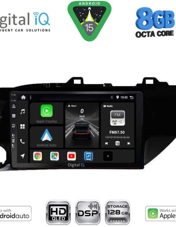 DIGITAL IQ BXF 7721_CPAA (10inc) MULTIMEDIA TABLET for TOYOTA HILUX mod. 2017-2026