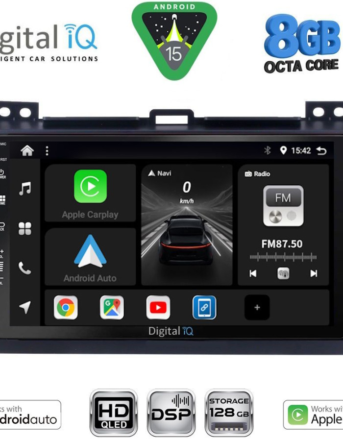 DIGITAL IQ BXF 7723_CPAA (9inc) MULTIMEDIA TABLET for TOYOTA LANDCRUISER mod. 2002-2008
