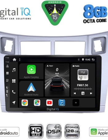 DIGITAL IQ BXF 7736SL_CPAA (9inc) MULTIMEDIA TABLET for TOYOTA YARIS mod. 2006-2011 (SILVER)