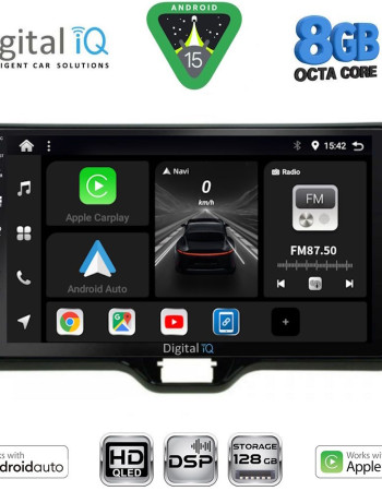 DIGITAL IQ BXF 7738_CPAA (10inc) MULTIMEDIA TABLET for TOYOTA YARIS mod. 2020-2026 - MAZDA 2 mod. 2023-2026