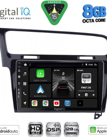 DIGITAL IQ BXF 7747BL_CPAA (10inc) MULTIMEDIA TABLET for VW GOLF 7 mod. 2013-2020