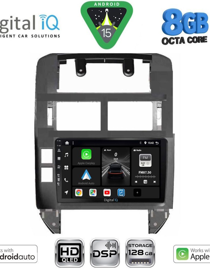 DIGITAL IQ BXF 7755_CPAA (9inc) MULTIMEDIA TABLET for VW POLO mod. 2002-2009