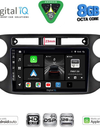 DIGITAL IQ BXF 7760BL_CPAA (9inc) MULTIMEDIA TABLET for VW TIGUAN mod. 2011-2016 (BLACK)