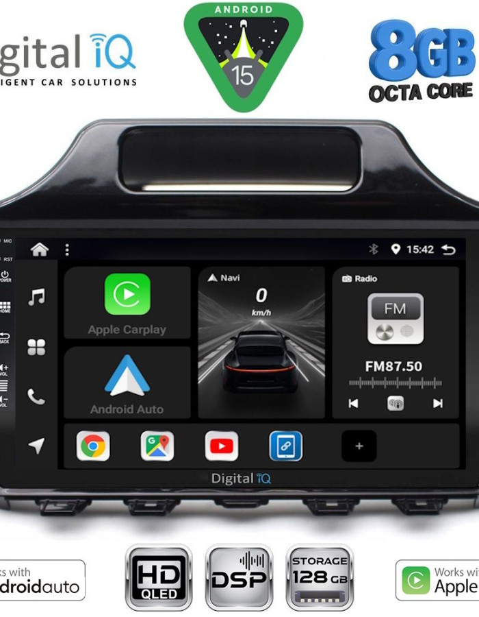 DIGITAL IQ BXF 7779_CPAA (9inc) MULTIMEDIA TABLET for TOYOTA IQ mod. 2008-2015 with ORIG. NAVI