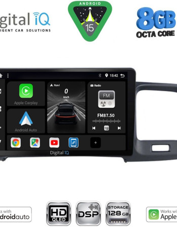 DIGITAL IQ BXF 7785_CPAA (9inc) MULTIMEDIA TABLET for VOLVO S60 mod. 2010-2018