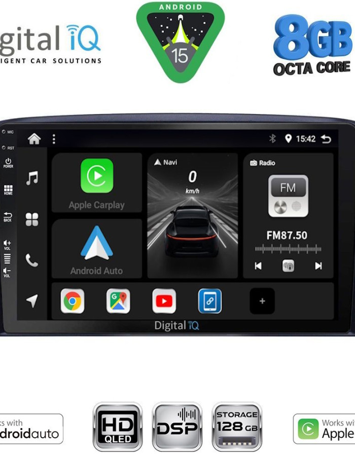 DIGITAL IQ BXF 7786_CPAA (9inc) MULTIMEDIA TABLET for VOLVO S80 mod. 1998-2006