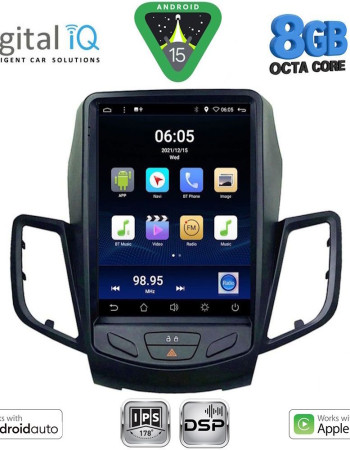 DIGITAL IQ BXF 7854_CPAA TESLA STYLE for FORD FIESTA mod. 2008-2017