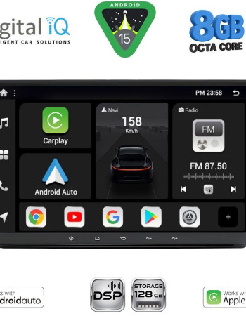 DIGITAL IQ BXF 789_CPAA (9" DECK) MULTIMEDIA SYSTEM for VW – SKODA – SEAT GROUP mod. 2004-2018