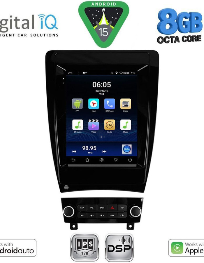 DIGITAL IQ BXF 7903_CPAA TESLA STYLE for AUDI A3 mod. 2003-2012
