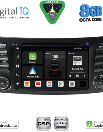 DIGITAL IQ BXF 790_CPAA (7'' DVD) MULTIMEDIA SYSTEM for MERCEDES E (W211) – CLS (W219) mod. 2003-2009
