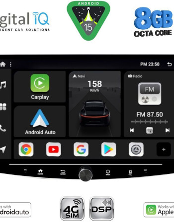 DIGITAL IQ BXF 7941_CPAA (10.1'' DIN) MULTIMEDIA TABLET 1DIN with 4G SIM