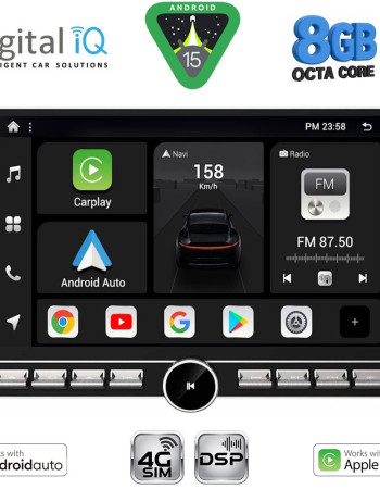 DIGITAL IQ BXF 7950_CPAA (10.1'' DIN) MULTIMEDIA TABLET 1DIN with 4G SIM