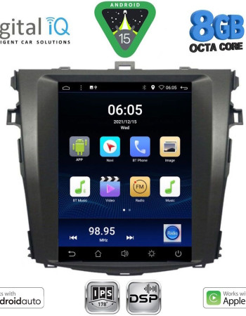 DIGITAL IQ BXF 7963_CPAA TESLA STYLE for TOYOTA COROLLA 4D mod. 2006-2012