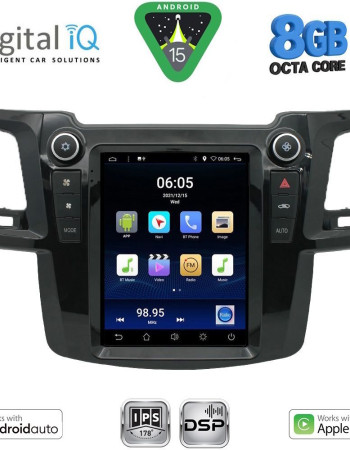 DIGITAL IQ BXF 7965_CPAA TESLA STYLE for TOYOTA HILUX mod. 2005-2015