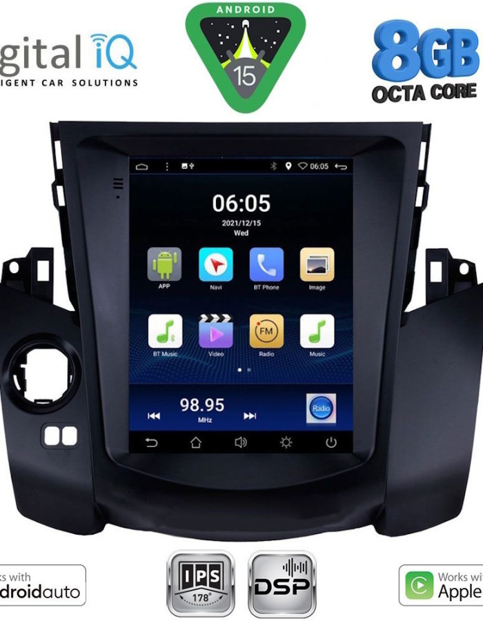 DIGITAL IQ BXF 7969_CPAA TESLA STYLE for TOYOTA RAV 4 mod. 2006-2012