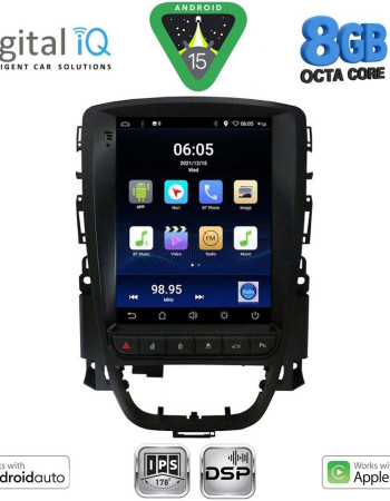 DIGITAL IQ BXF 7972_CPAA TESLA STYLE for OPEL ASTRA J mod. 2011-2016