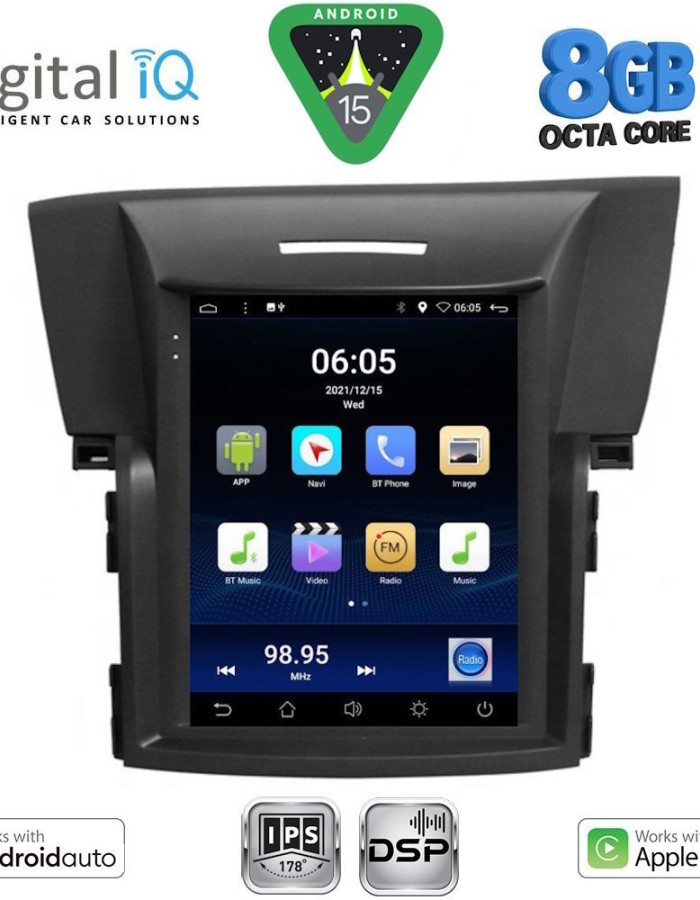 DIGITAL IQ BXF 7978_CPAA TESLA STYLE for HONDA CRV mod. 2012-2017