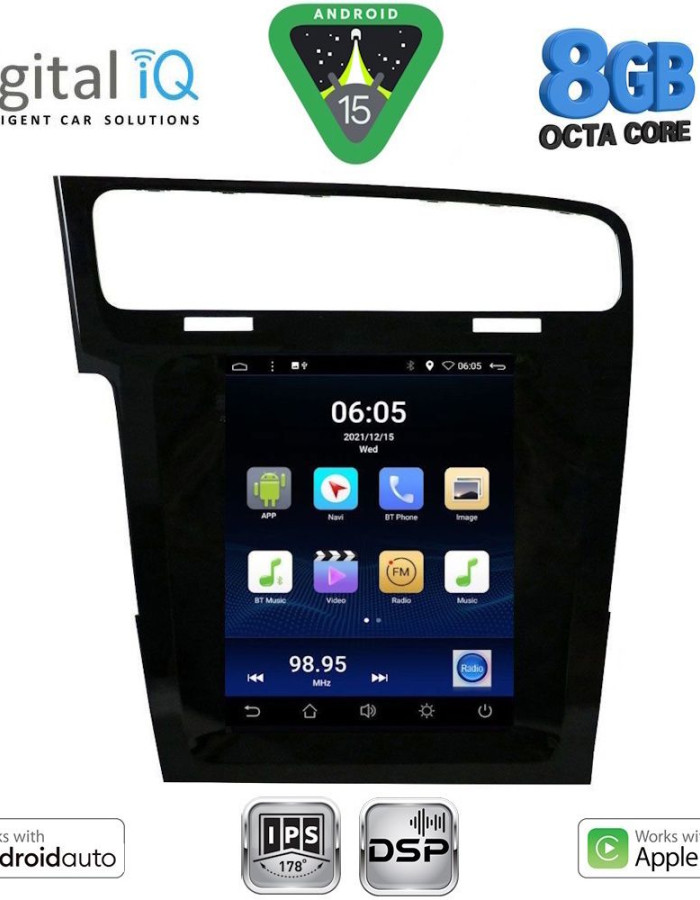 DIGITAL IQ BXF 7985_CPAA TESLA STYLE for VW GOLF 7 mod. 2013-2021