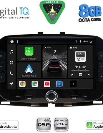 DIGITAL IQ BXF 798_CPAA (7" DVD) MULTIMEDIA SYSTEM for FIAT 500 mod. 2016-2025
