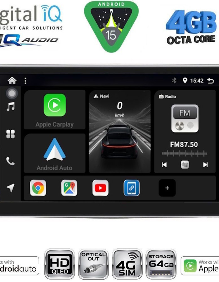 DIGITAL IQ BXK 19028_CPAA (9inc) MULTIMEDIA TABLET for ALFA ROMEO MITO mod. 2008-2018