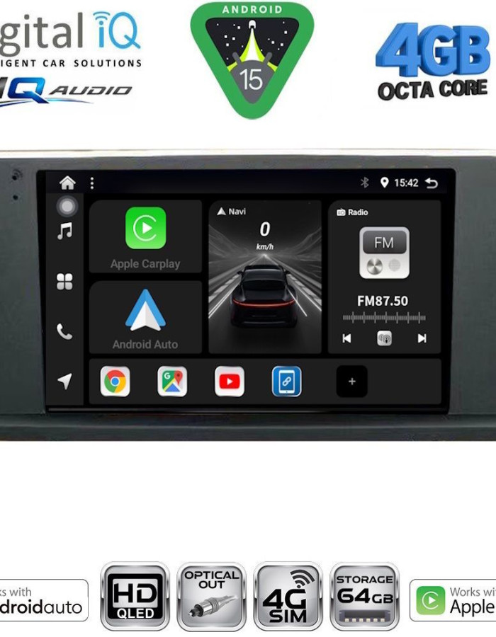 DIGITAL IQ BXK 19061_CPAA (9inc) (CIC) MULTIMEDIA TABLET for BMW X5 (E70) – X6 (E71) mod. 2009-2013