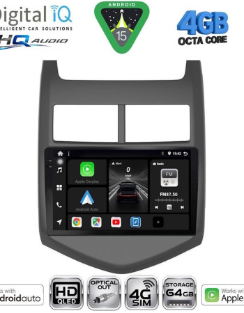 DIGITAL IQ BXK 19074_CPAA (9inc) MULTIMEDIA TABLET for CHEVROLET AVEO mod. 2011-2014
