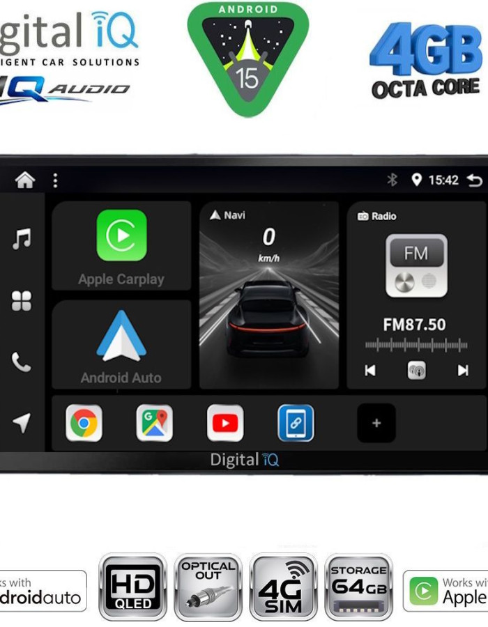 DIGITAL IQ BXK 19102_CPAA (9inc) MULTIMEDIA TABLET for DACIA DUSTER mod. 2012-2019
