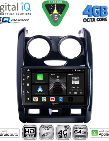 DIGITAL IQ BXK 19103_CPAA (9inc) MULTIMEDIA TABLET for DACIA DUSTER mod. 2012-2019